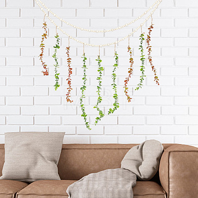 Artificial Hanging Eucalyptus Wall Decor AJEW-WH0258-899-1