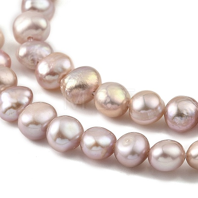 Natural Cultured Freshwater Pearl Beads Strands PEAR-A006-04F-1