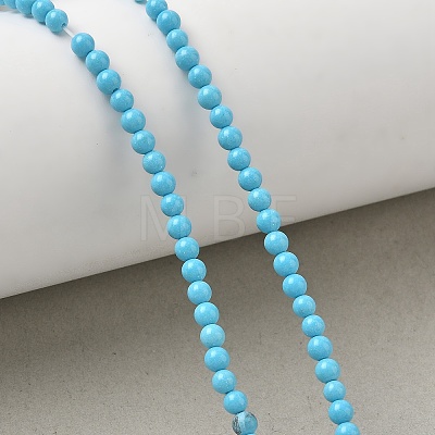 Synthetic Turquoise Beads Strands GG-CBA391B-03B-01-1