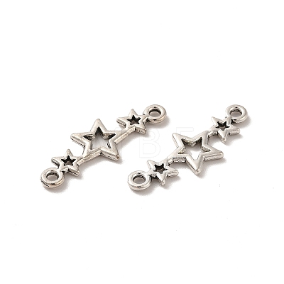 Tibetan Style Alloy Connector Charms X-TIBE-B001-41AS-1