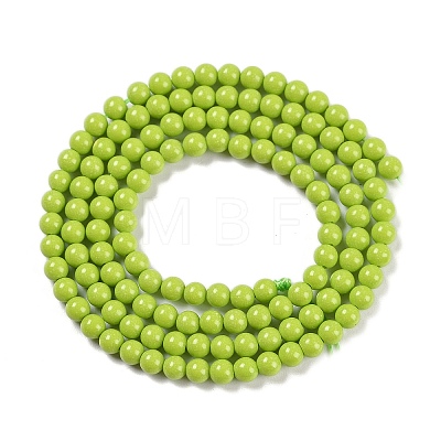 Synthetic Turquoise Beads Strands G-U004-02C-1