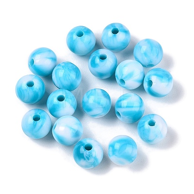 Opaque Acrylic Beads SACR-R853-8mm-213-1