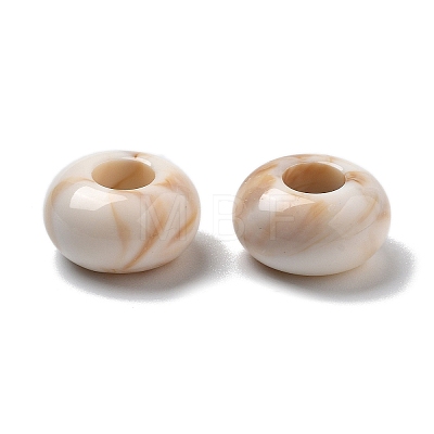 Two Tone Acrylic Beads OACR-S042-07B-1