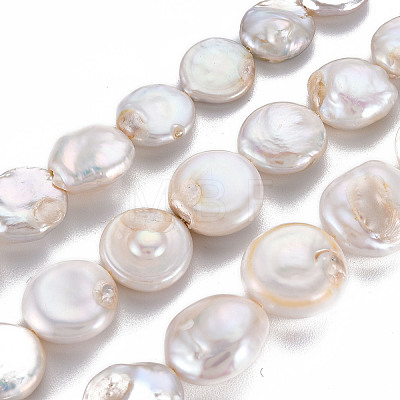 Natural Keshi Pearl Beads Strands PEAR-S018-03B-1