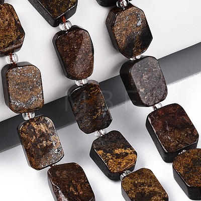 Natural Bronzite Beads Strands G-C098-A39-01-1