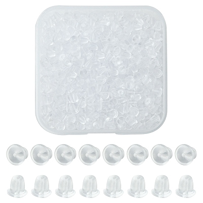 600Pcs Plastic Bell Ear Nuts FIND-FS0001-83-1