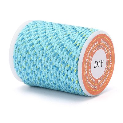 4-Ply Polycotton Cord with Metallic Thread X1-OCOR-Z003-D07-1