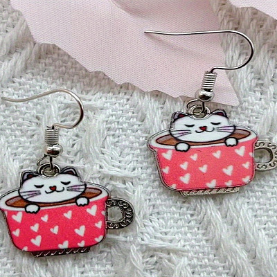 Alloy Dangle Earrings FS-WG32F4A-11-1