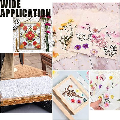 DIY Paper Crafts Handmade Material Packs. with Net and Nonwovens DIY-WH0224-29A-1