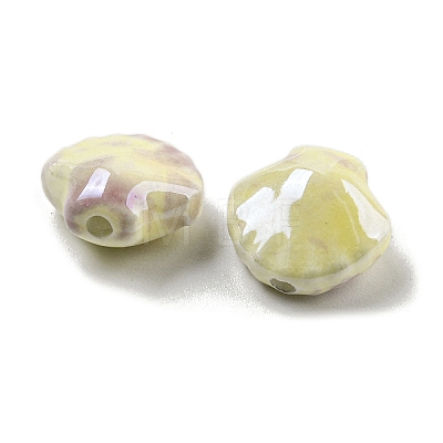 Shell Shape Handmade Porcelain Beads PORC-E022-01B-1