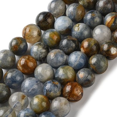 Natural Kyanite Beads Strands G-H361-A01-8mm-1