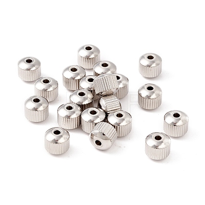 201 Stainless Steel Beads STAS-A057-03D-P-1