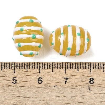 Glass Imitation Jade Beads GLAA-L051-02C-1