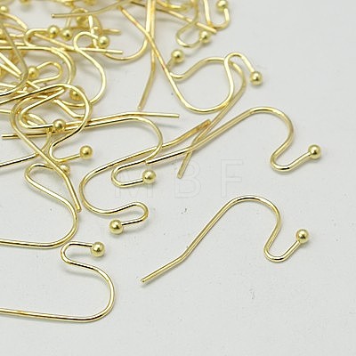 Brass Earring Hooks J0JQN-G-NF-1