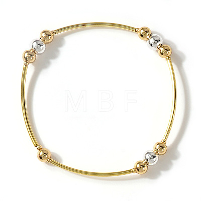 Brass Round Beaded Bracelets for Women HH7054-2-1
