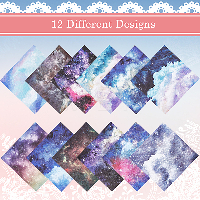 24 Sheets 12 Styles Sky Scrapbook Paper Pads DIY-WH0304-989C-1