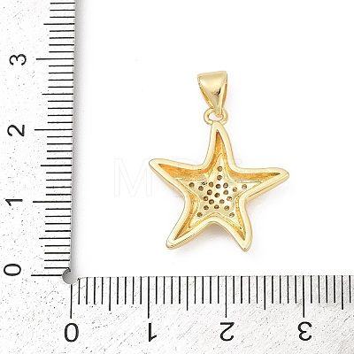 Brass Micro Pave Cubic Zirconia Pendants KK-D317-071G-1