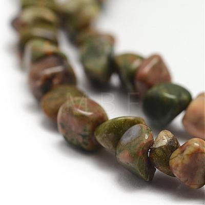 Natural Rhyolite Jasper Beads Strands G-F465-02-1