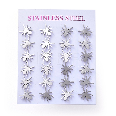304 Stainless Steel Stud Earrings EJEW-H368-45P-1