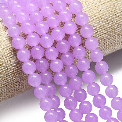Natural Malaysia Jade Beads Strands G-L645-C01-8mm-08-1