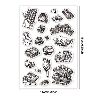 Custom PVC Plastic Clear Stamps DIY-WH0618-0099-1