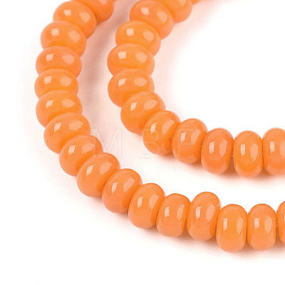 Opaque Spray Painted Glass Beads GLAA-ZX008-4mm-18L-1