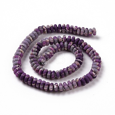 Handmade Polyester Clay Beads Strand CLAY-P001-04A-1