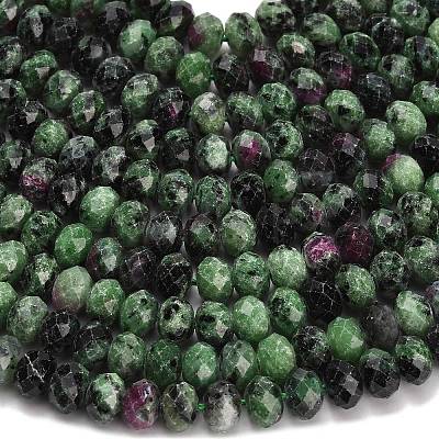 Natural Ruby in Zoisite Beads Strands G-Z111-A51-1