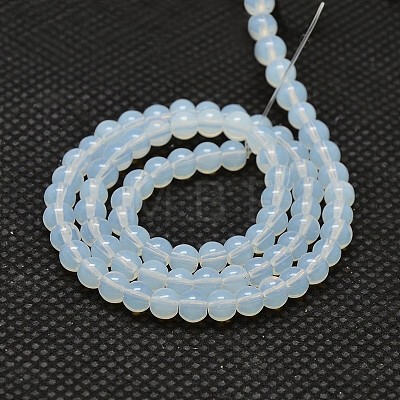 Round Opalite Beads Strands X-GLAA-F033-6mm-01-1