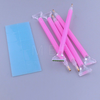 Plastic Diamond Painting Point Drill Pen DIAM-PW0010-45A-02-1