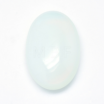 Opalite Oval Palm Stone DJEW-F005-08F-1