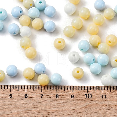 Opaque Acrylic Beads SACR-Q004-02G-1