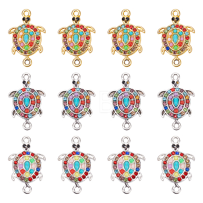 30Pcs 3 Colors Alloy Connector Charms RB-NB0001-22-1