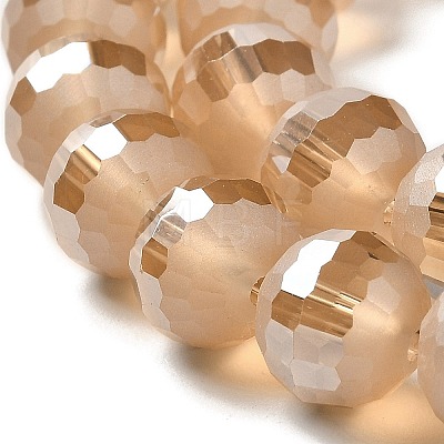 Electroplate Glass Beads Strands EGLA-Z001-03A-PL01-1