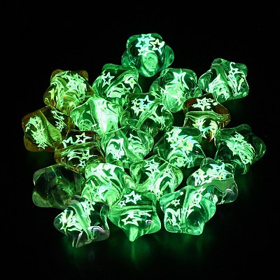 Luminous Transparent Resin Beads RESI-B039-13-1