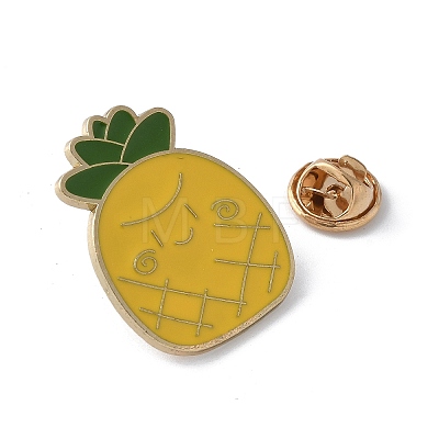 Cute Pineapple Enamel Pins JEWB-S041-01I-G-1