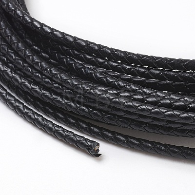 Braided Leather Cord WL-F009-B02-4mm-1