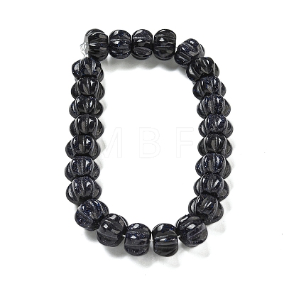 Synthetic Blue Goldstone Beads Strands G-G142-A10-01-1