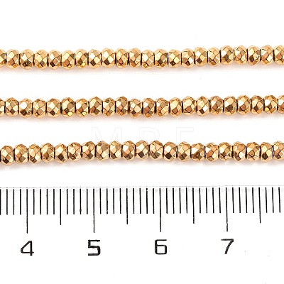 Electroplated Synthetic Non-magnetic Hematite Beads Strands G-H027-E01-02-1