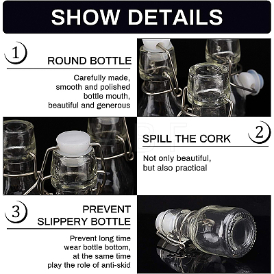 DIY Glass Sealed Bottle Kits CON-BC0006-33-1