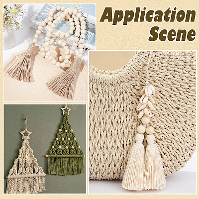 30Pcs Natural Unfinished Wood Beads WOOD-PA0001-59-1