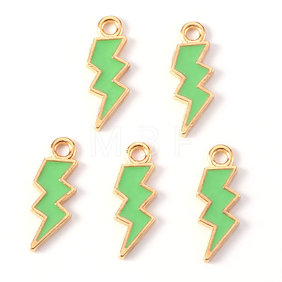 Alloy Enamel Pendants ENAM-N054-025G-1