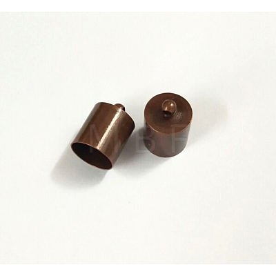 Brass Cord Ends X-KK-D219-12x8-R-NF-1