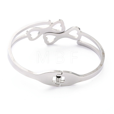 304 Stainless Steel Bangles BJEW-O184-20-1