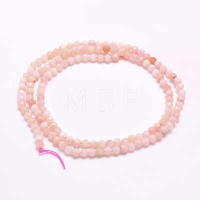 Natural Pink Opal Beads Strands G-F509-05-2mm-1