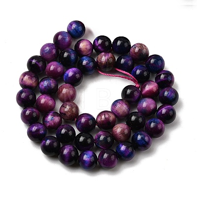Natural Tiger Eye Beads Strands G-F561-6mm-B07-1