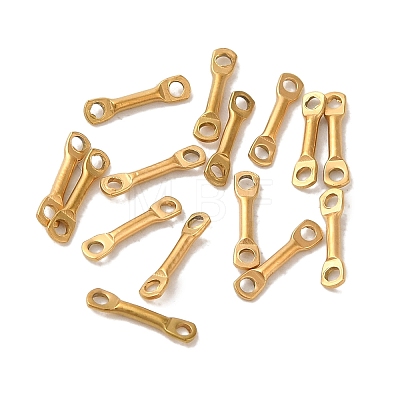 Ion Plating(IP) 304 Stainless Steel Connector Charms STAS-Q323-04A-G-1