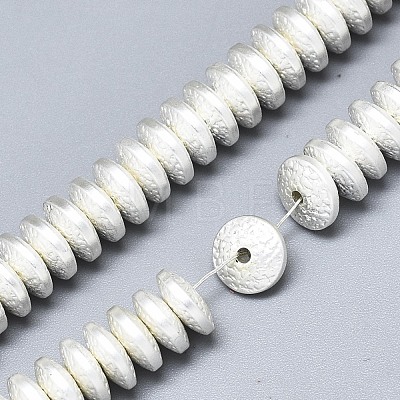 Electroplate Non-magnetic Synthetic Hematite Beads Strands G-S372-001-02S-1