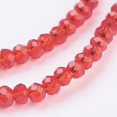 Transparent Glass Beads Strands GLAA-R135-2mm-17-1