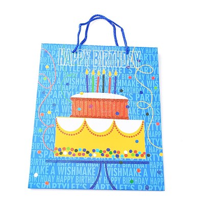 Birthday Theme Rectangle Paper Bags CARB-E004-03D-1